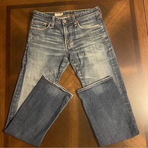 Ag Adriano Goldschmied Blue Straight Jeans Classic Style